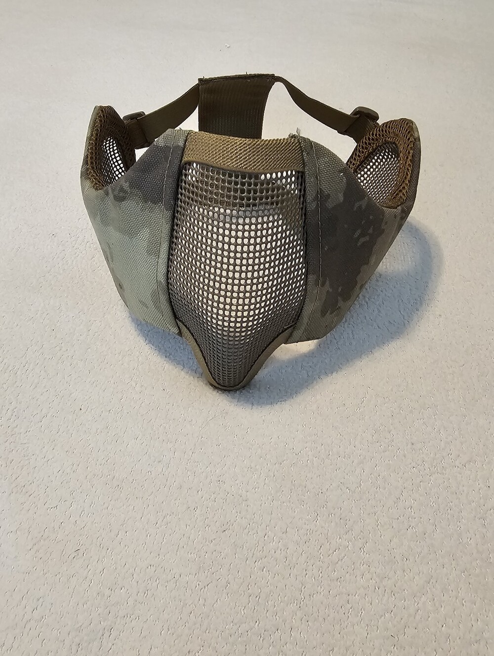 Unbranded Camo foldable tactical airsoft mask Paintball Skeet Shooting Hunting